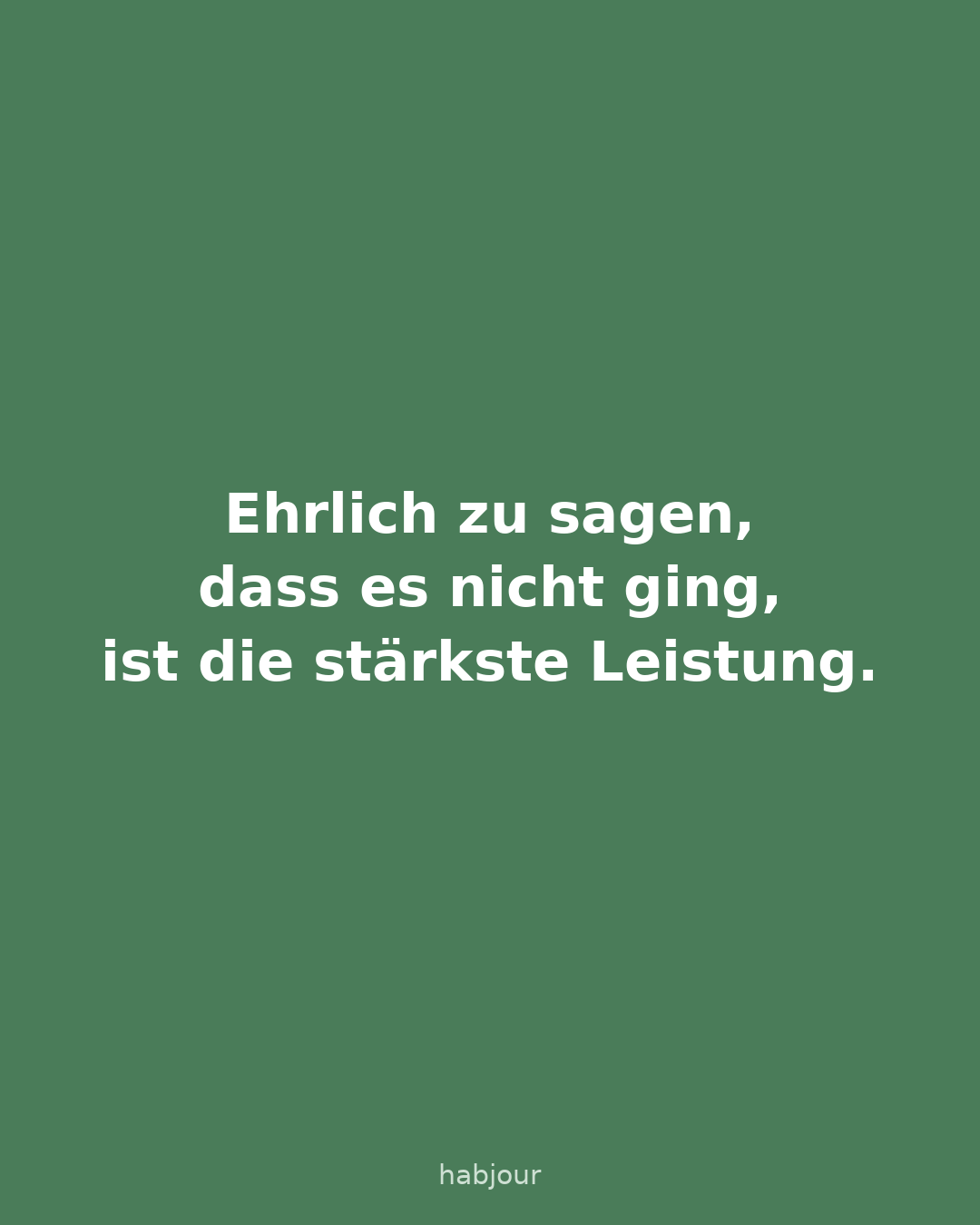 Karte 5 von 6: Ehrlich zu sagen, dass es nicht ging, ist die stärkste Leistung. Erste Karte: Es gibt in Habjour zehn Erfolge fürs Auslassen.
