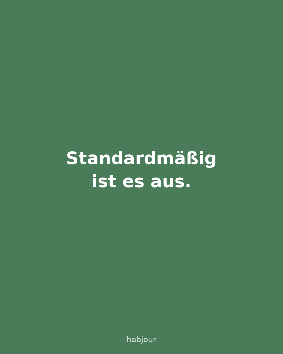 Karte 4 von 6: Standardmäßig ist es aus. Sechs Textkarten: Botschaften werden auf Knopfdruck vorgelesen, damit sich niemand erschreckt.