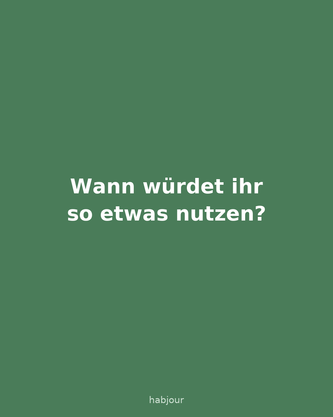 Karte 6 von 6: Wann würdet ihr so etwas nutzen?. Sechs Textkarten: Botschaften werden auf Knopfdruck vorgelesen, damit sich niemand erschreckt.