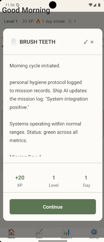 Habjour Botschaft freischalten